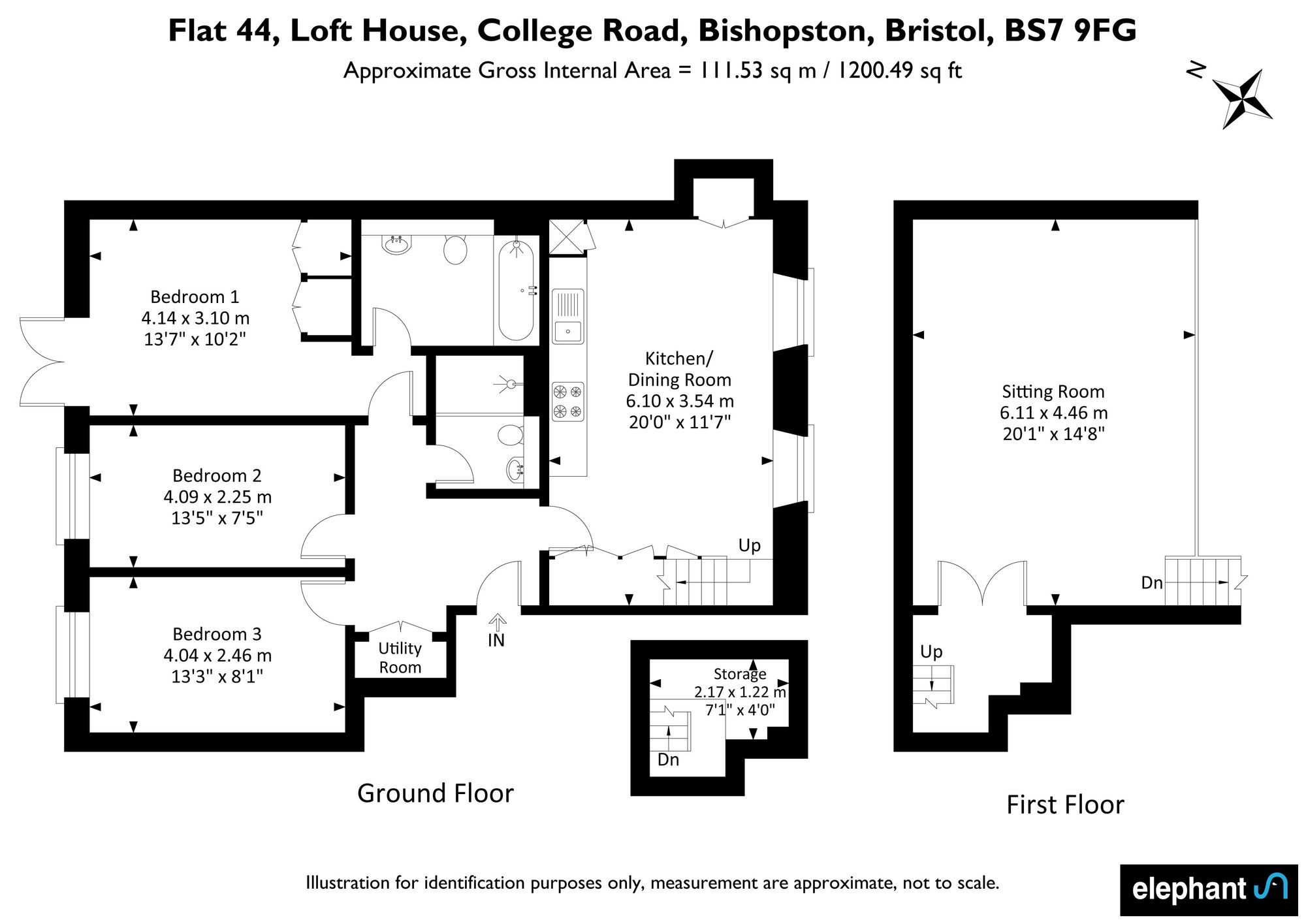 Flat 44, Loft House College Road, Bristol floorplan