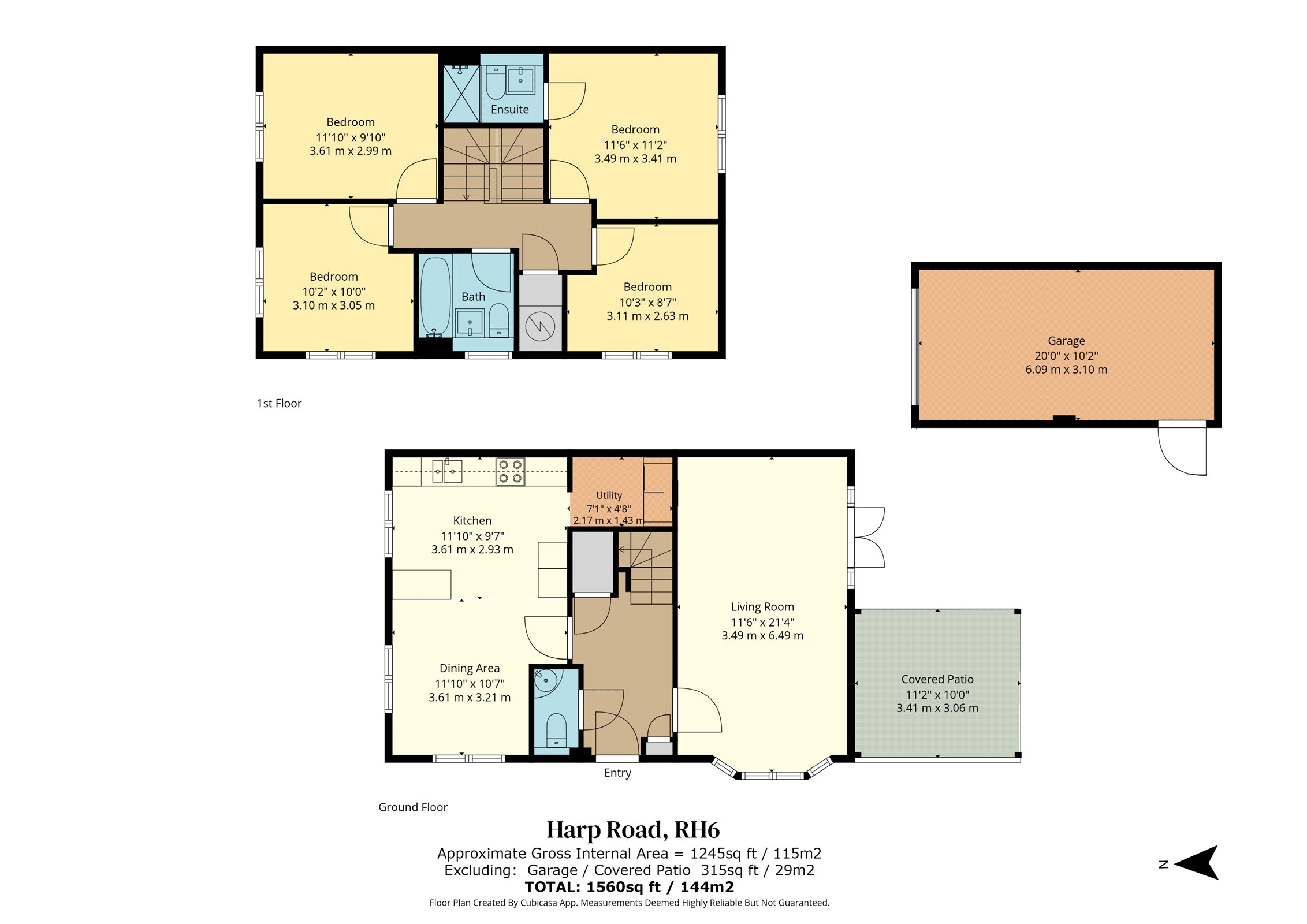 Harp Road, Surrey floorplan