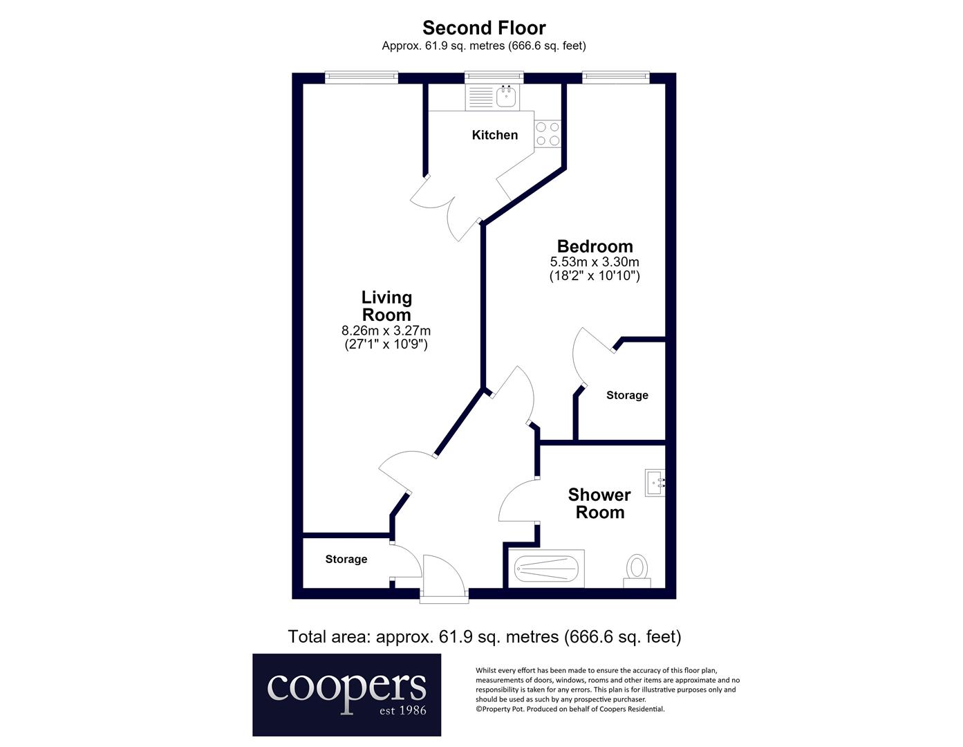 Flat 35, Lysander House, Lysander House, Ickenham floorplan
