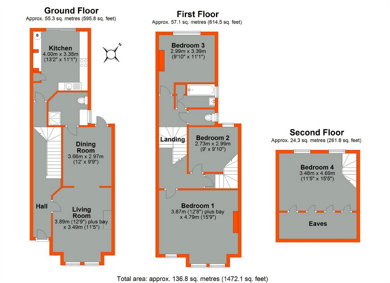 4 Bedrooms Terraced house for sale in Mackenzie Road, Beckenham, Kent BR3