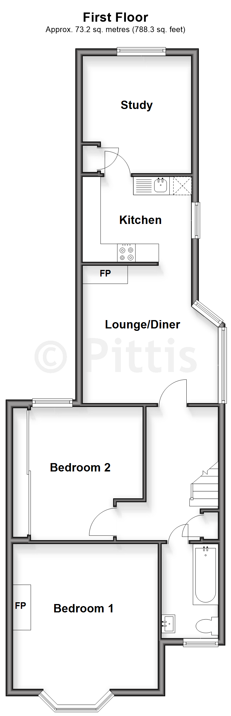 63, Station Avenue, Sandown floorplan