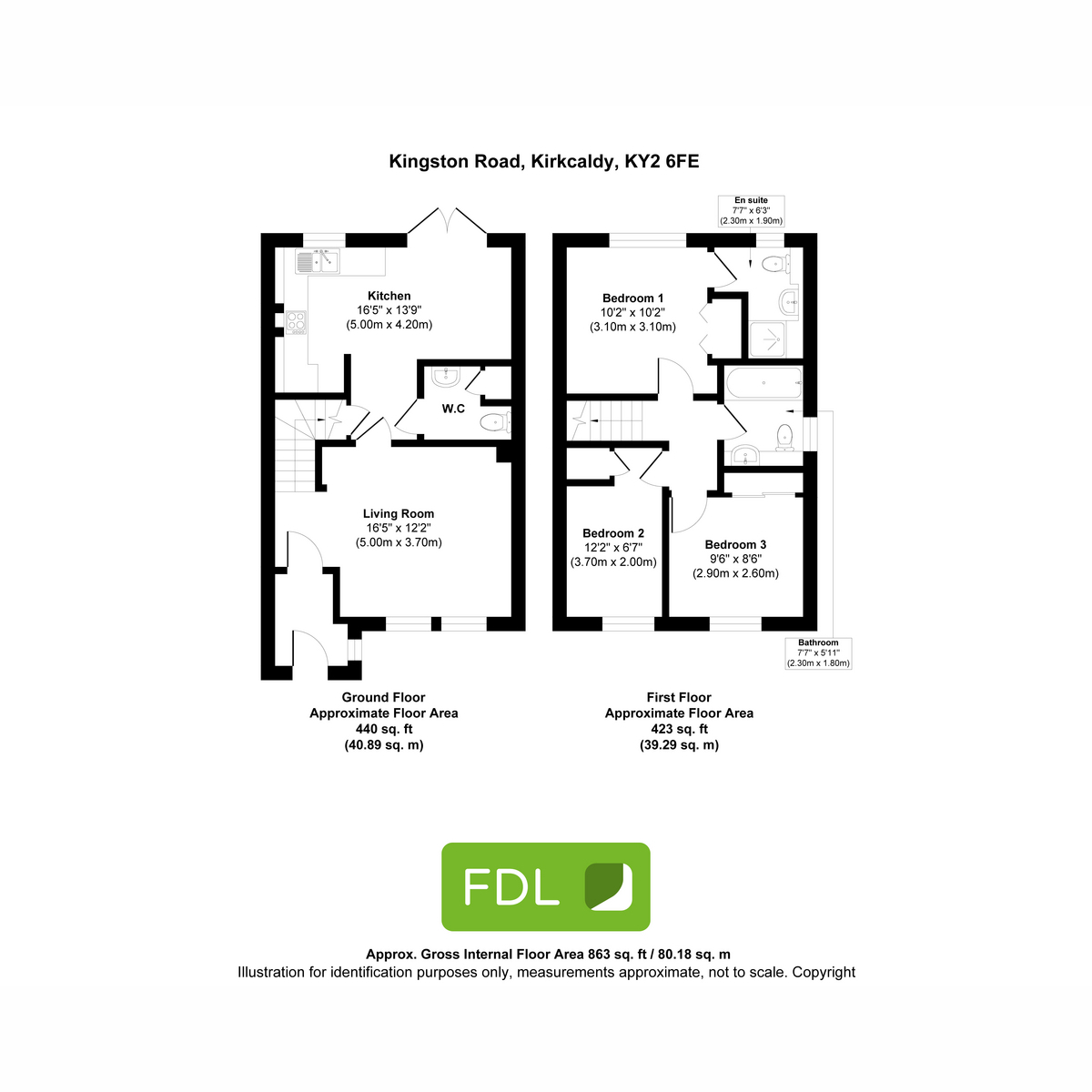 10, Kingston Road, Kirkcaldy floorplan