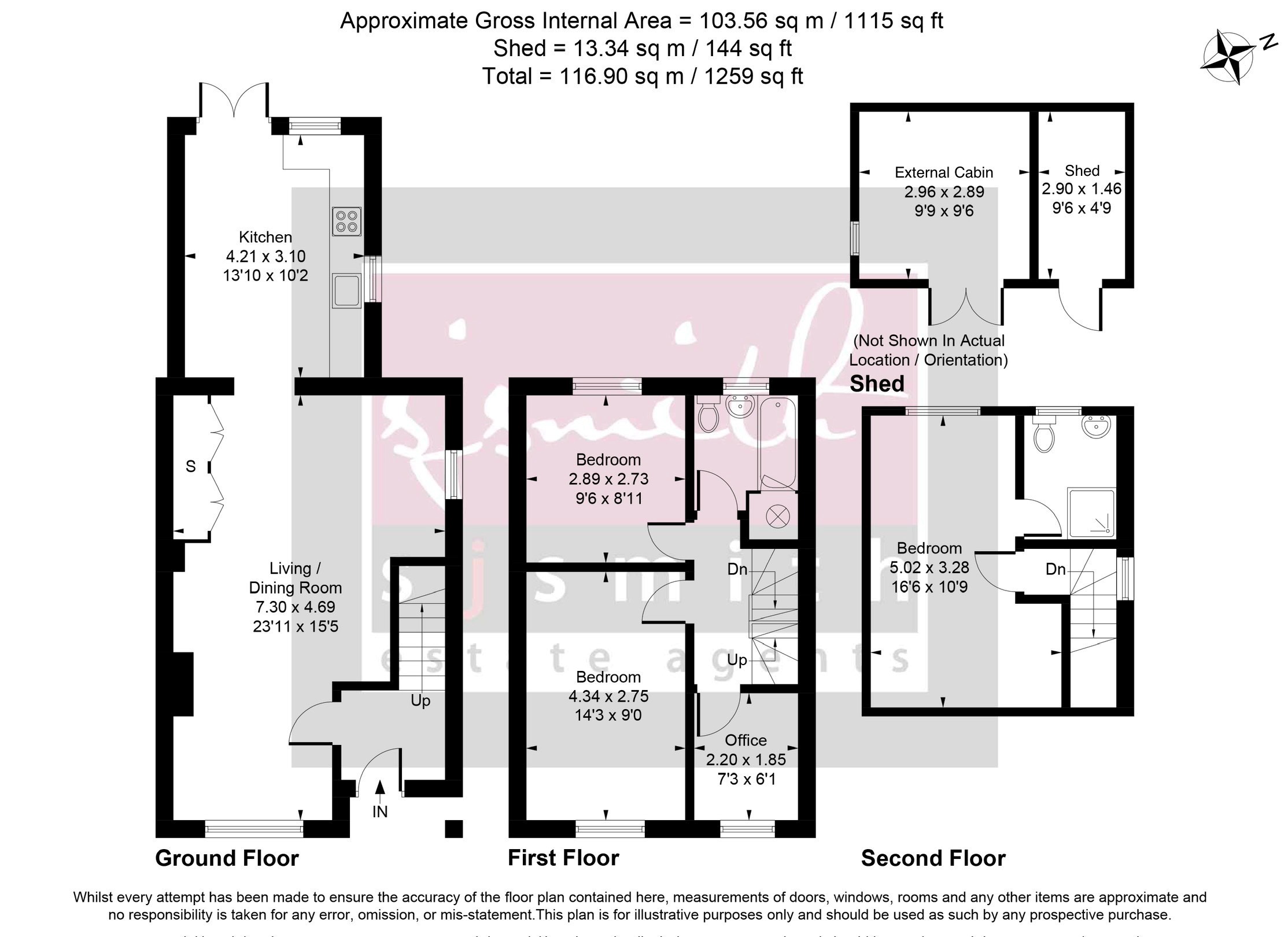41, Marlborough Road, Ashford floorplan
