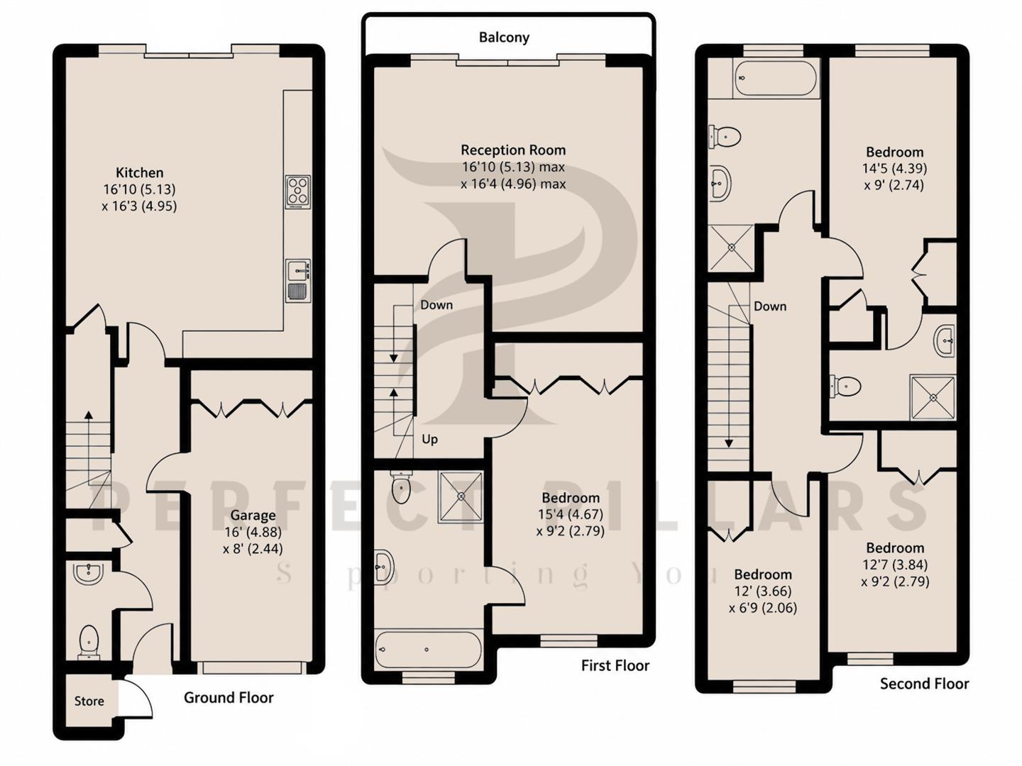 43, Greenview Drive, London floorplan