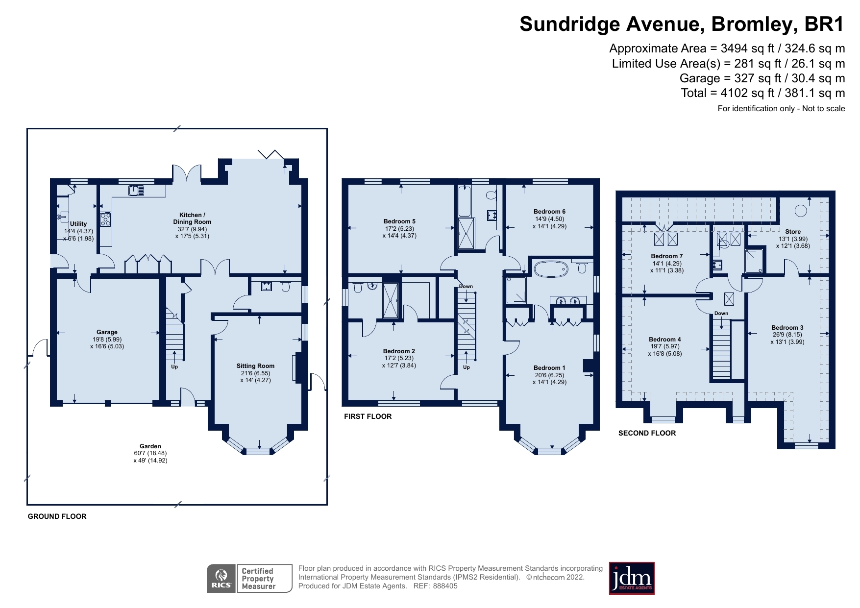 Sundridge Avenue, Bromley BR1, 7 bedroom detached house for sale
