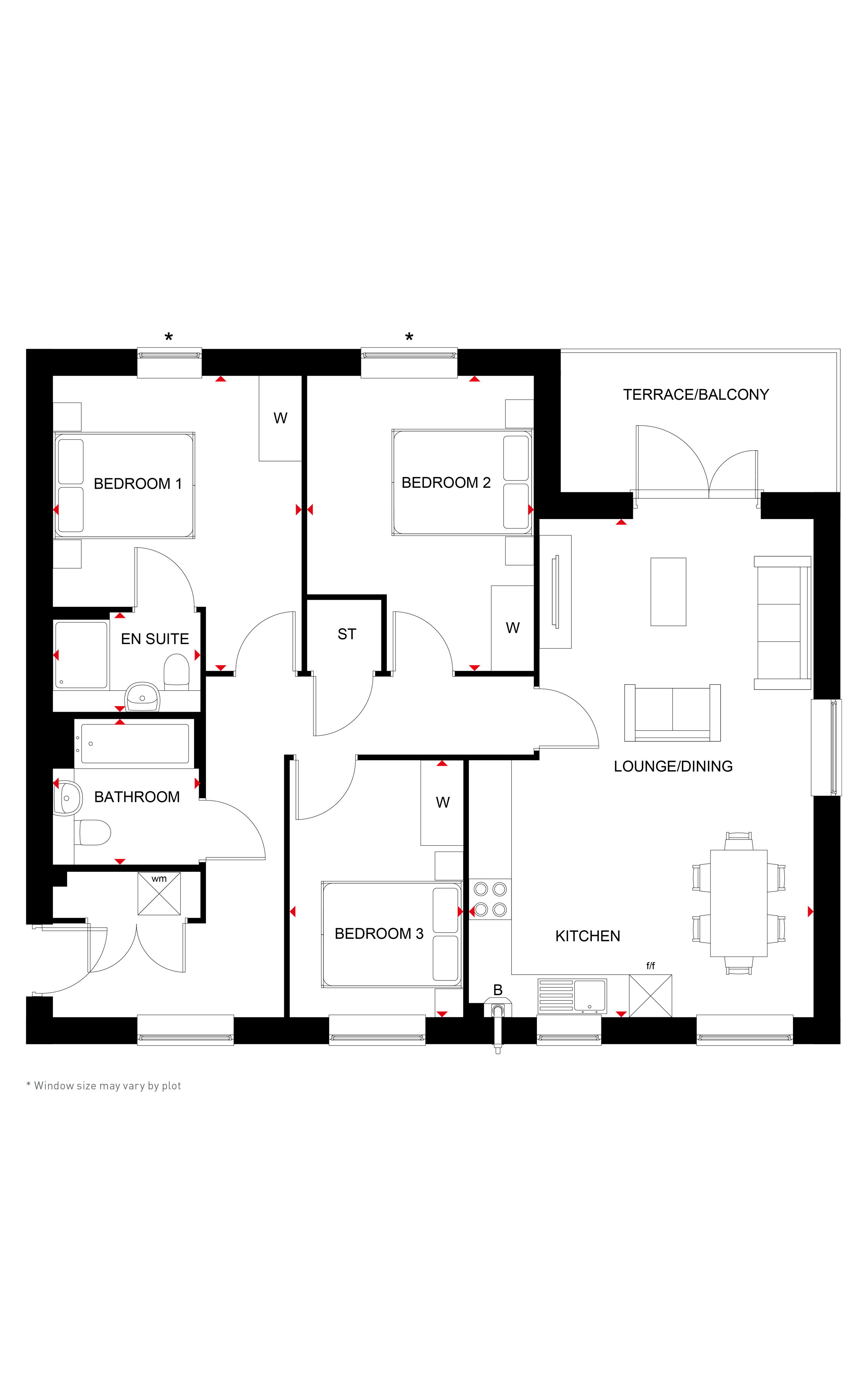 H77703, Darwin Green, Huntingdon Road, Cambridge floorplan
