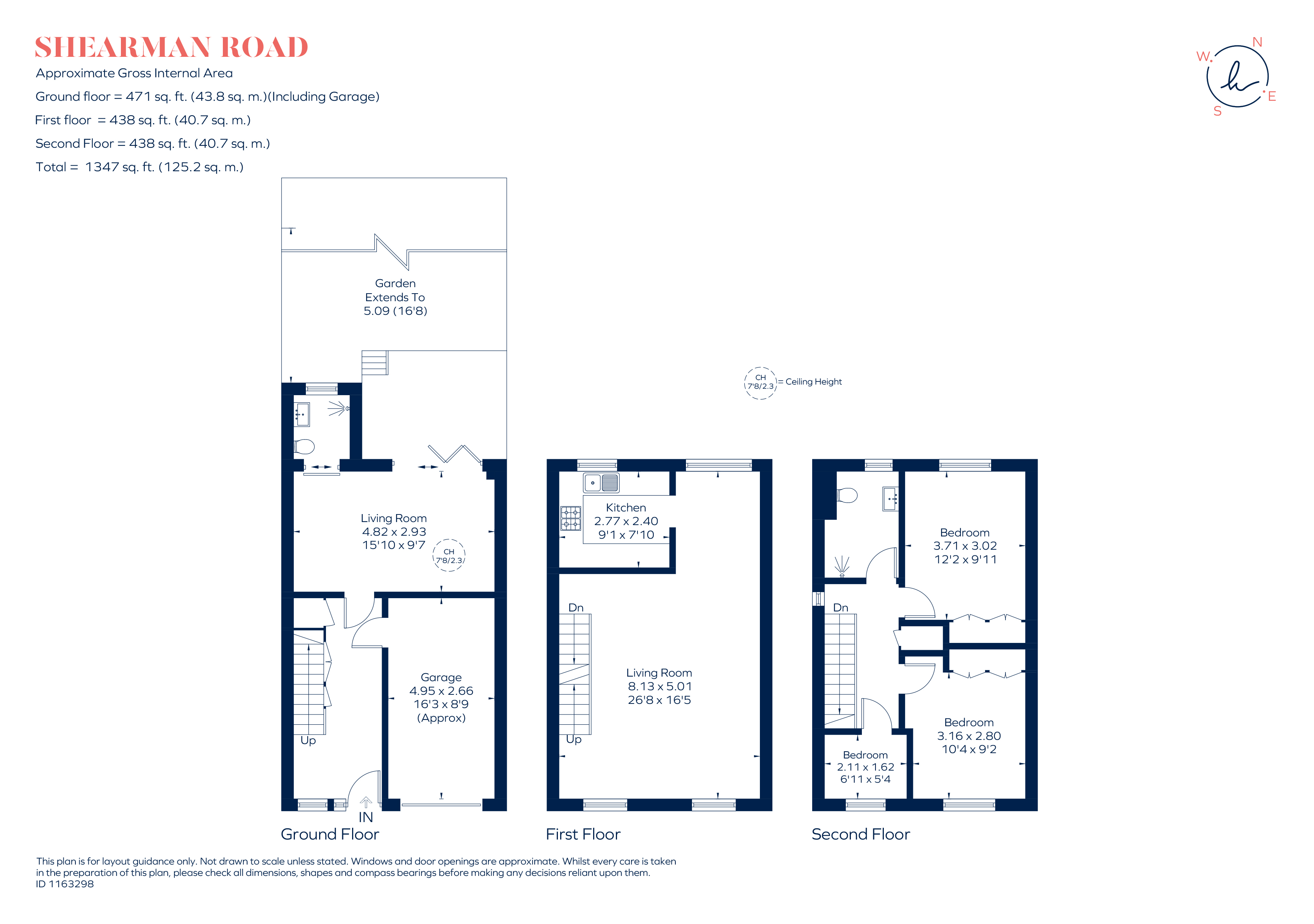 82, Shearman Road, London floorplan