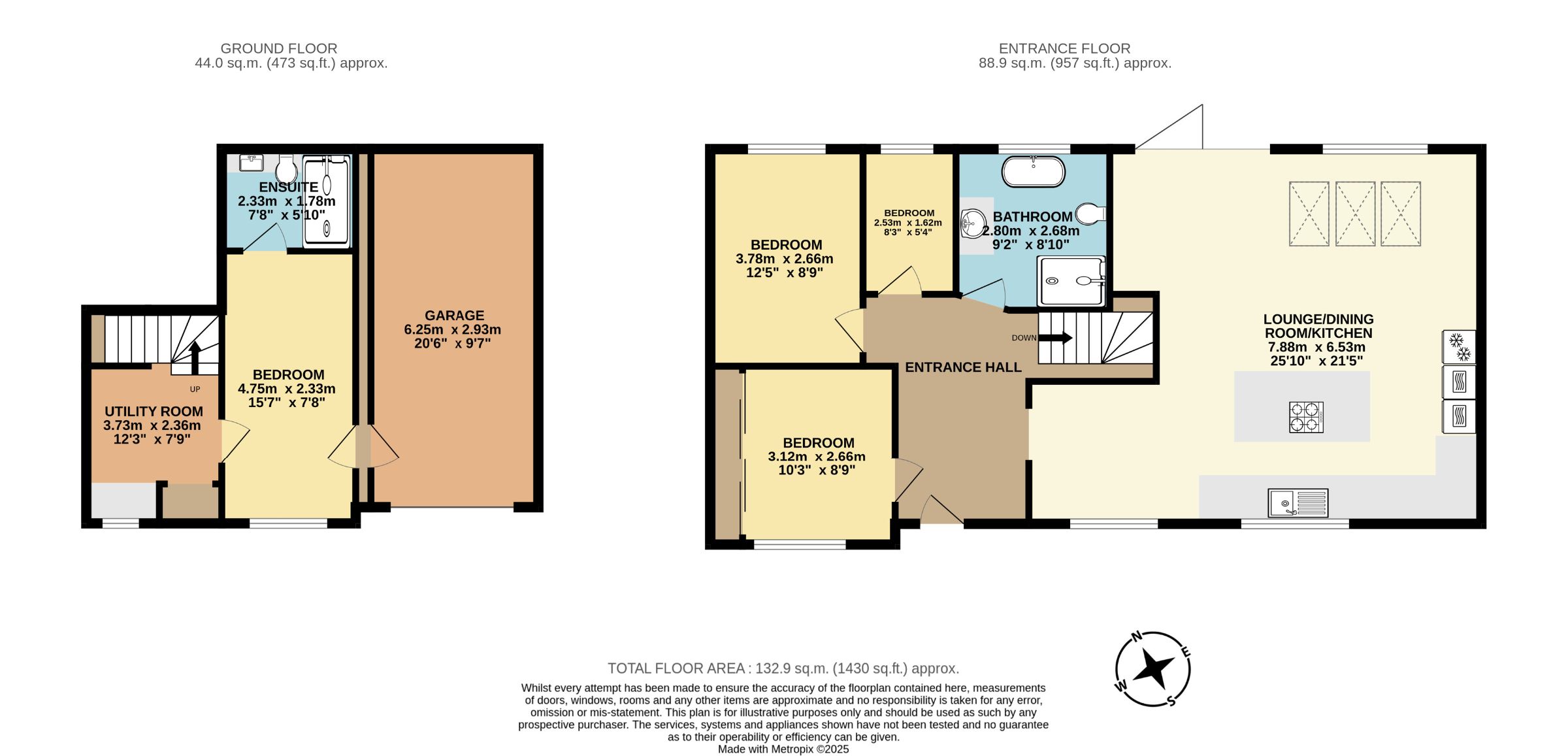 162 Southfield Avenue, Paignton floorplan