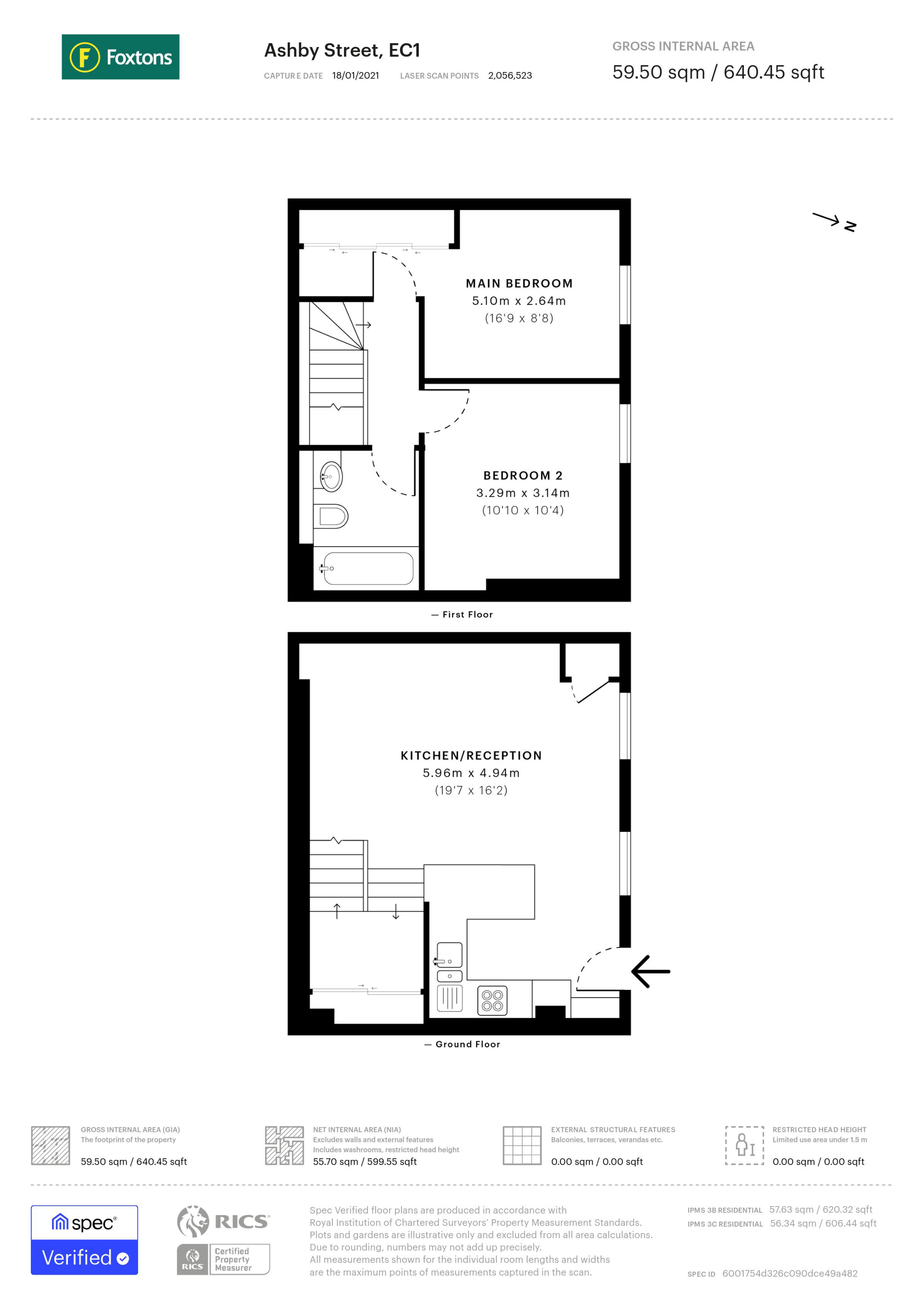 16, Ashby Street floorplan