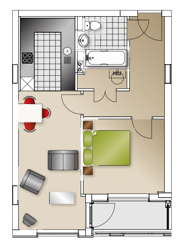 Flat 59 Coppermill Heights, Mill Mead Road, London floorplan