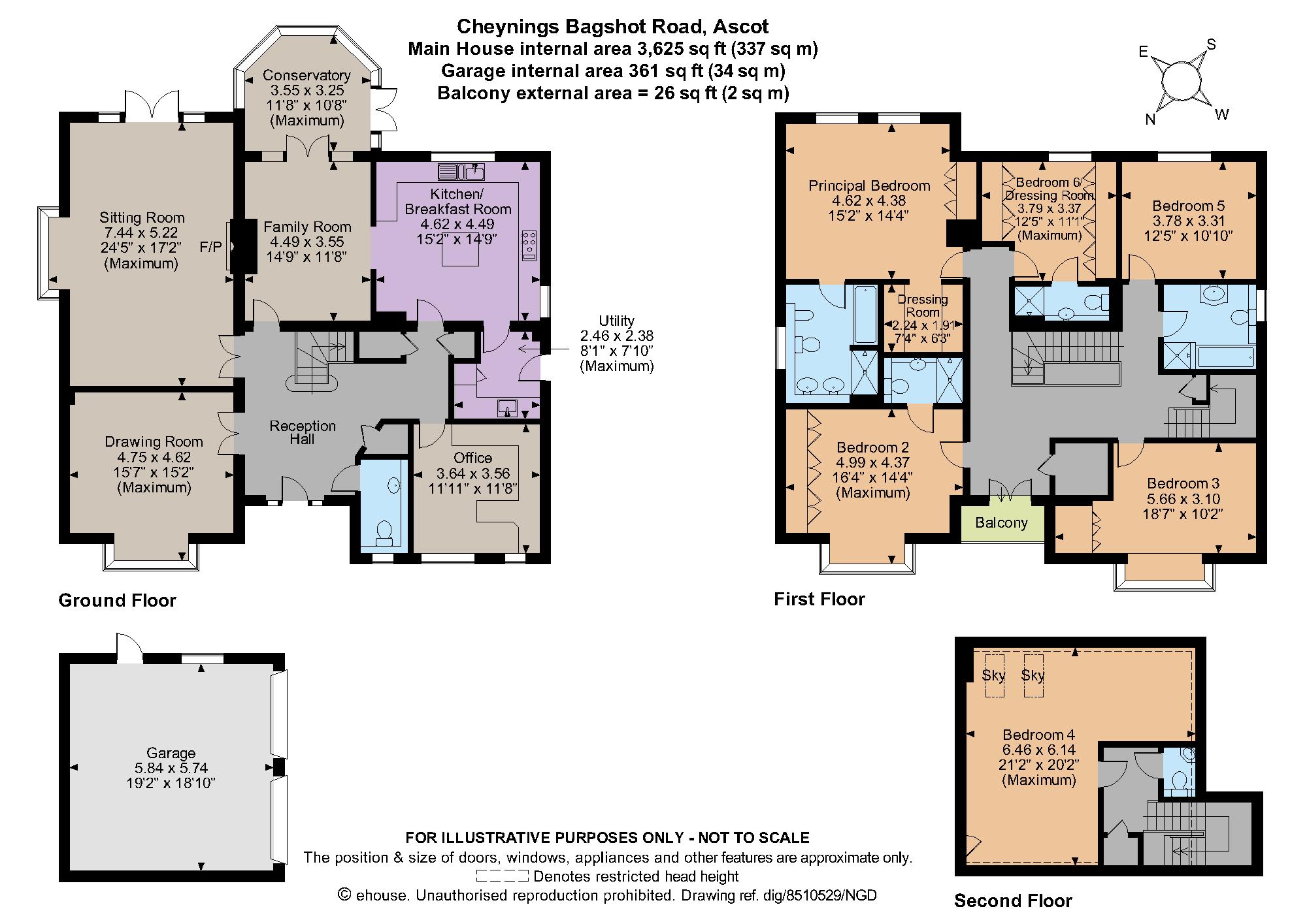 Bagshot Road, Ascot SL5, 6 bedroom detached house for sale 61797096