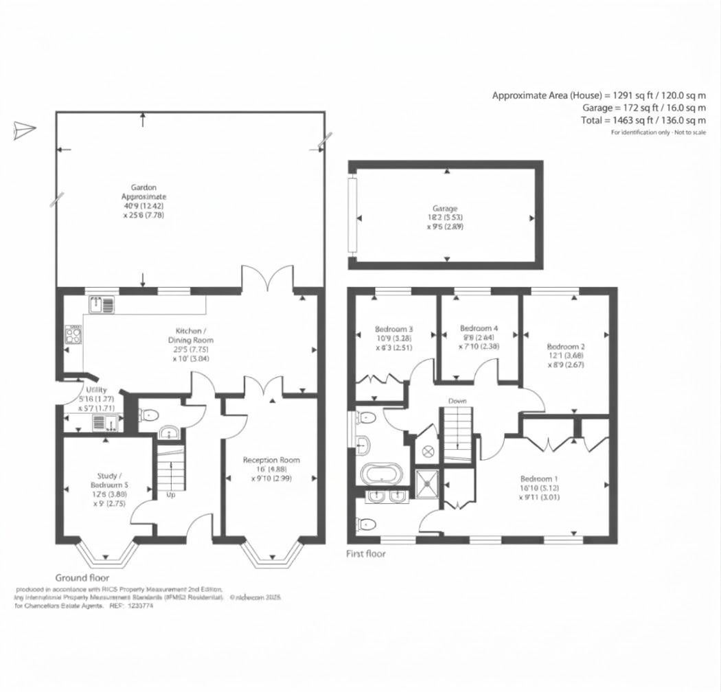 8, Linnet Avenue, Little Chalfont floorplan