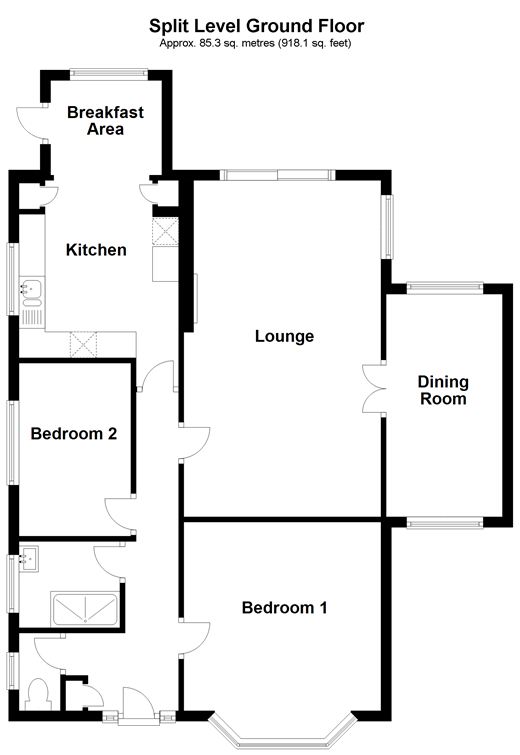 2 Bedrooms Detached bungalow for sale in Elm Wood West, Whitstable, Kent CT5