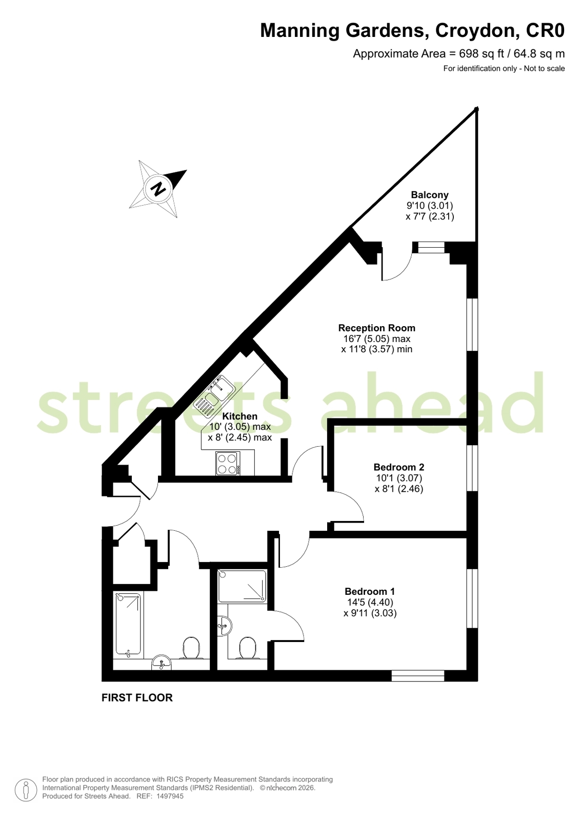 69, Manning Gardens, Croydon floorplan