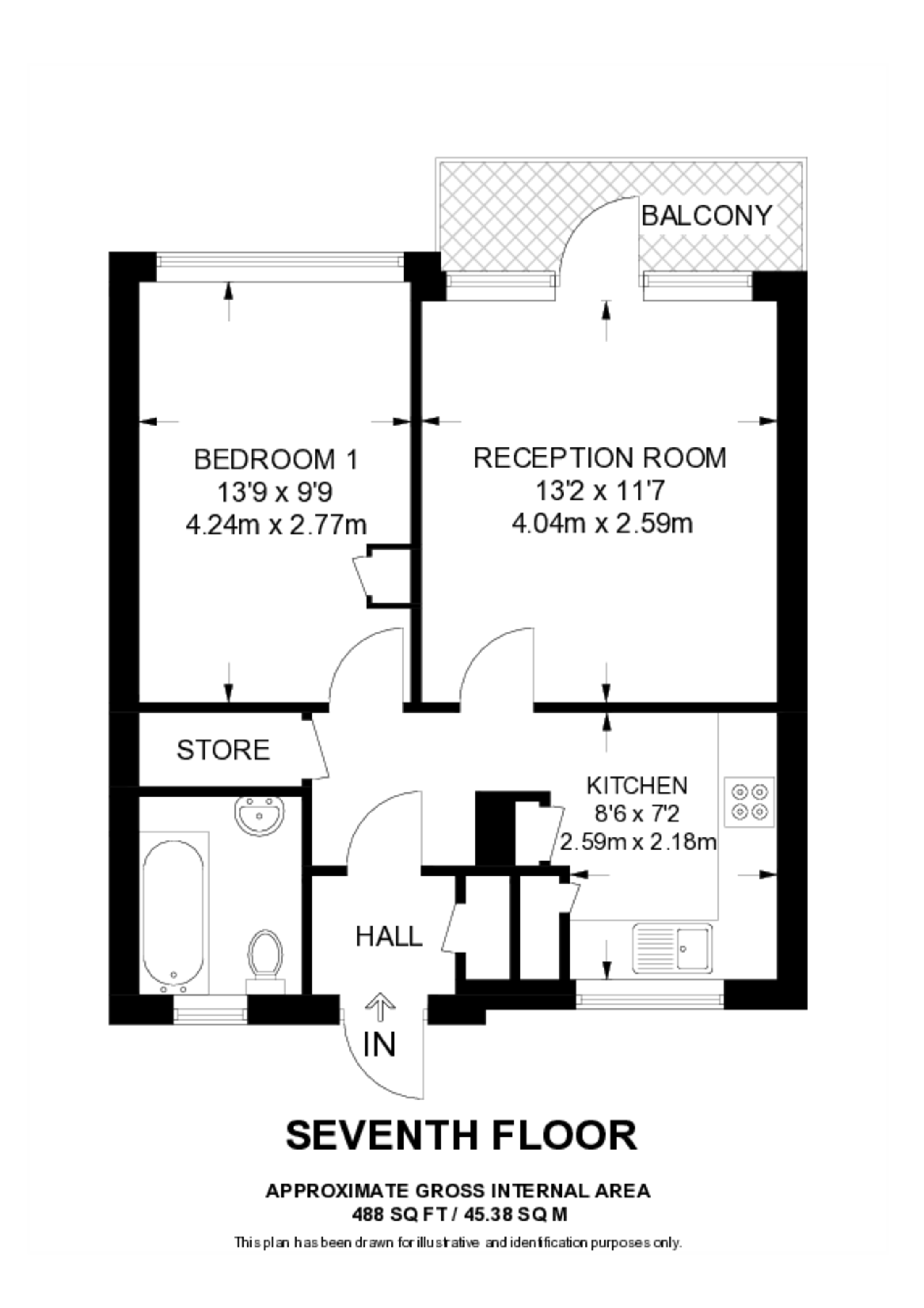 Comyns Close, Canning Town floorplan