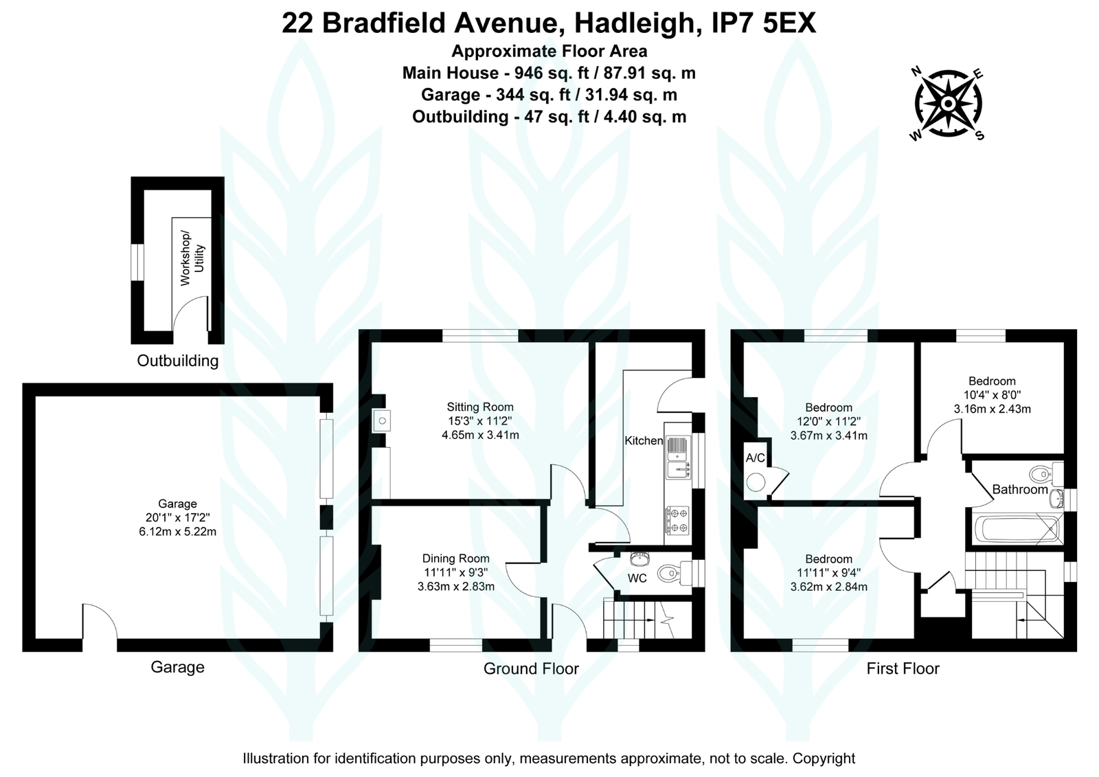 22, Bradfield Avenue, Ipswich floorplan