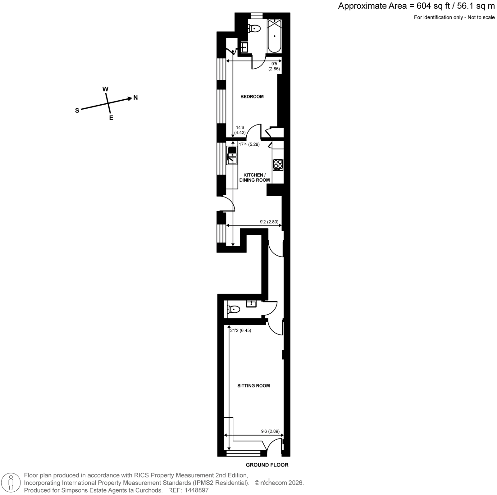 77, High Street, Thames Ditton floorplan