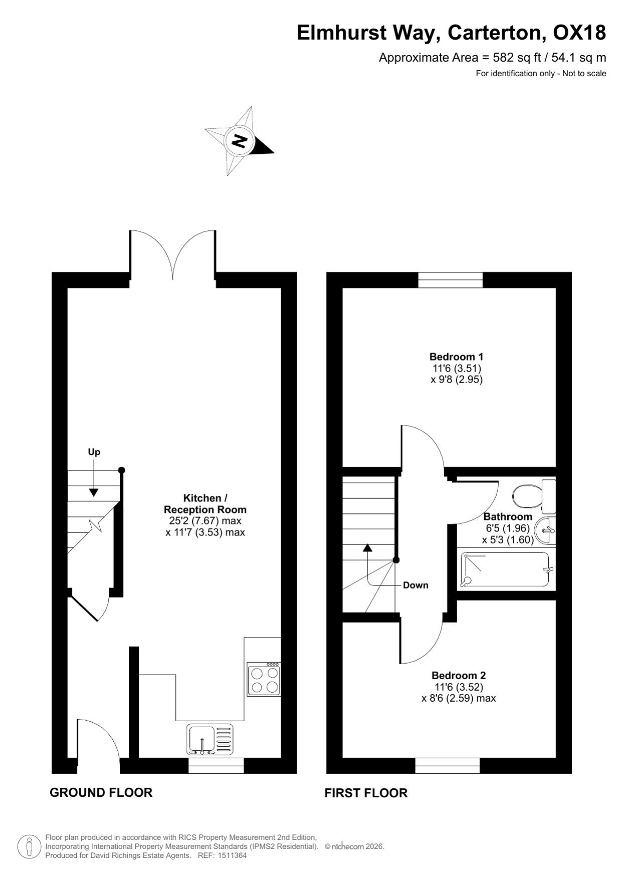 35, Elmhurst Way, Carterton floorplan