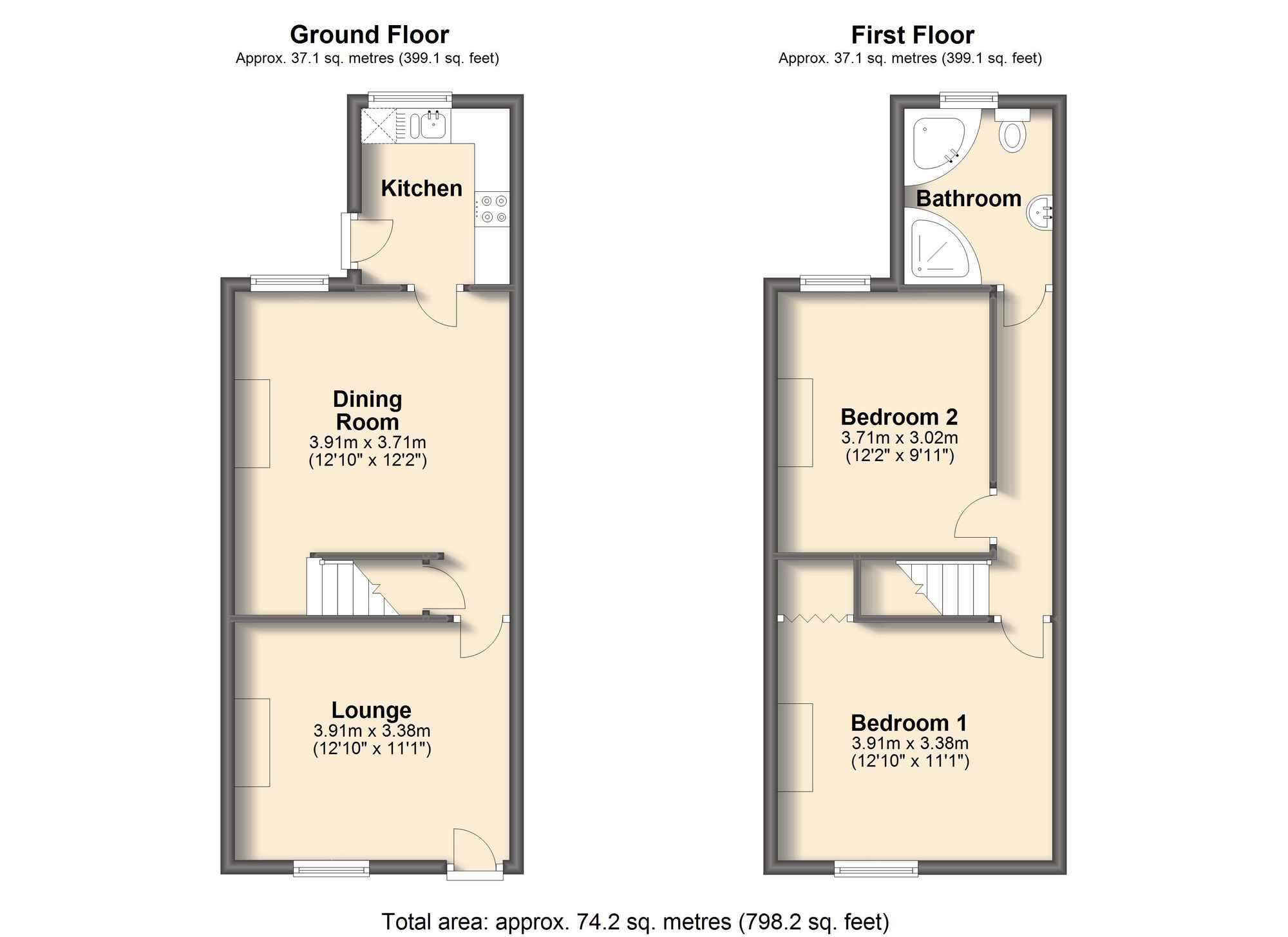 12 Chapel Road, Chesterfield floorplan