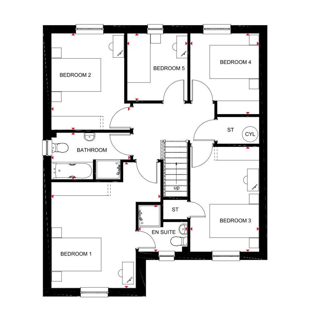 "Ballathie" at Castlelaw Crescent, Bilston, Roslin EH25, 5 bedroom