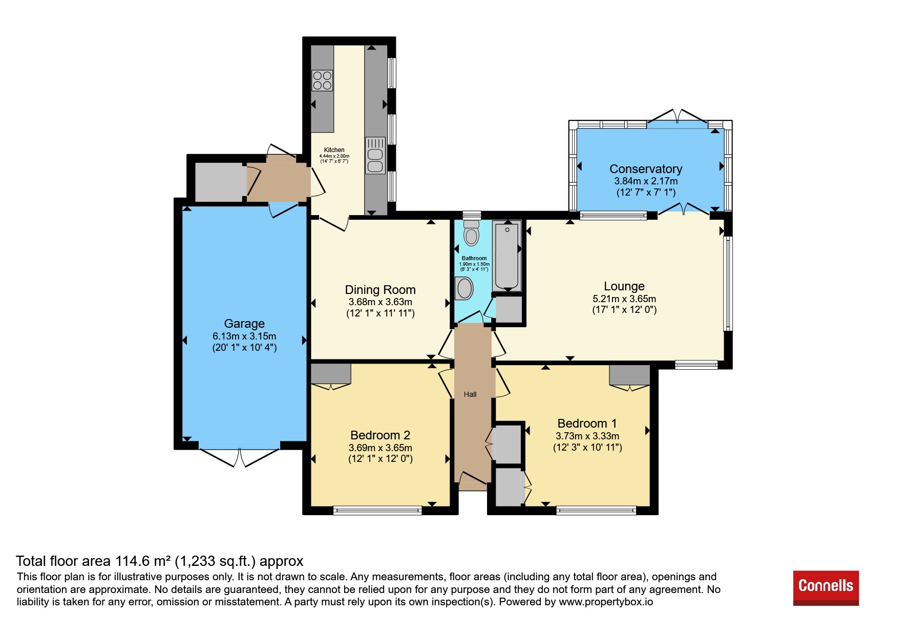 Raygill, Habberley Road, Bewdley floorplan