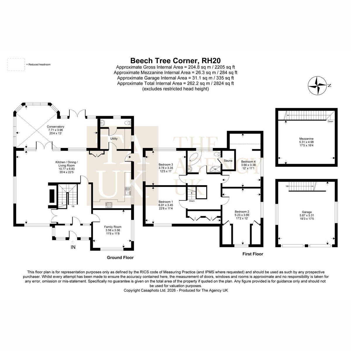 Beech Tree Corner, Georges Lane, Pulborough floorplan
