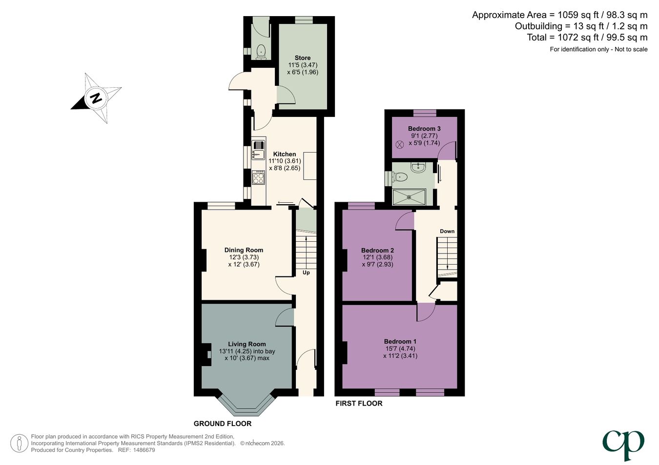 42, High Street, Westoning floorplan