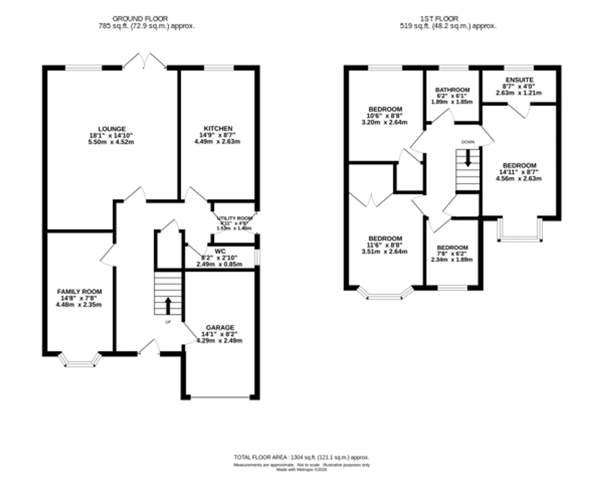 38 The Whitfields, Macclesfield floorplan