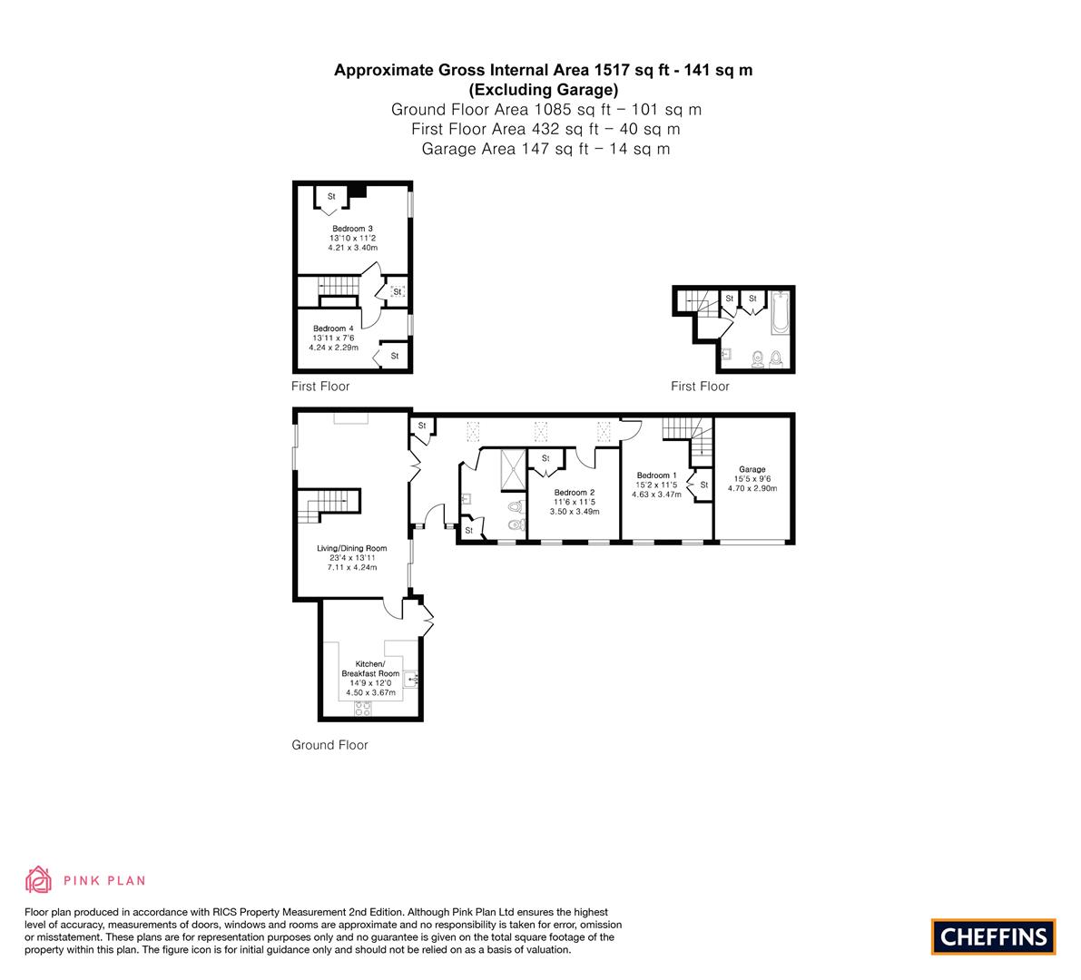 16a, High Street, Fulbourn floorplan