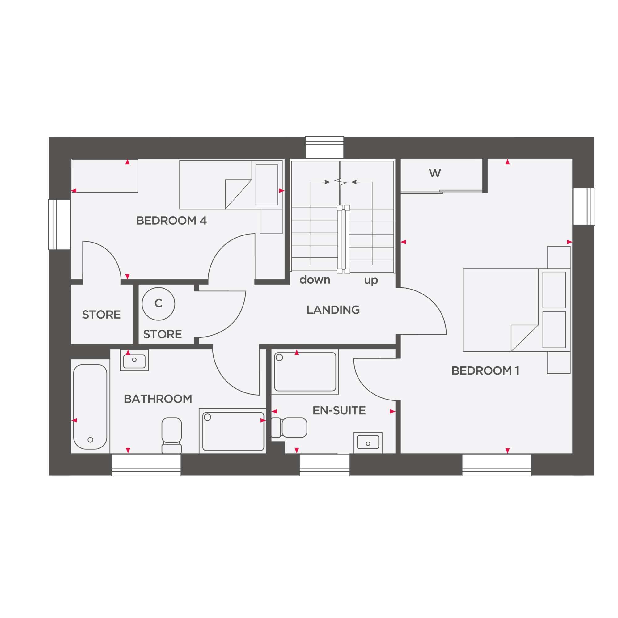 21, Bordesley Hall, Rowney Green, Alvechurch floorplan