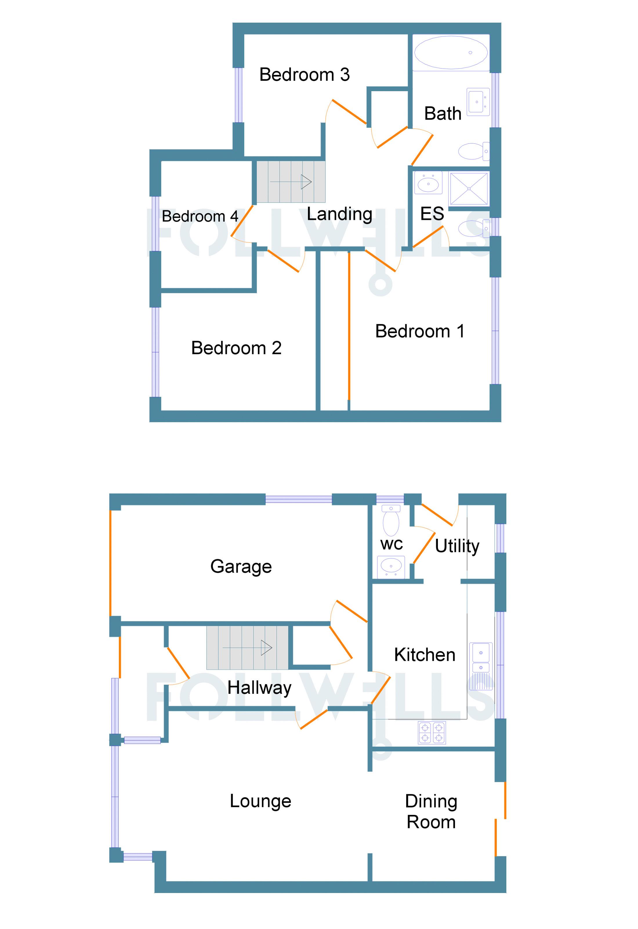 4 Bedrooms Detached house for sale in Chartwood, Loggerheads, Market Drayton TF9