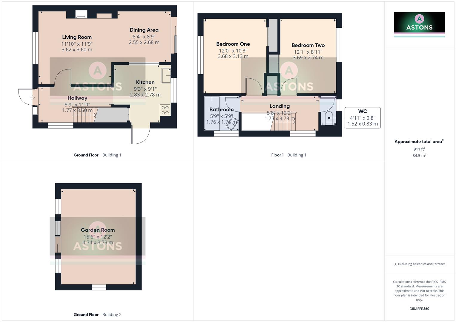 9, Magpie Walk, Crawley floorplan