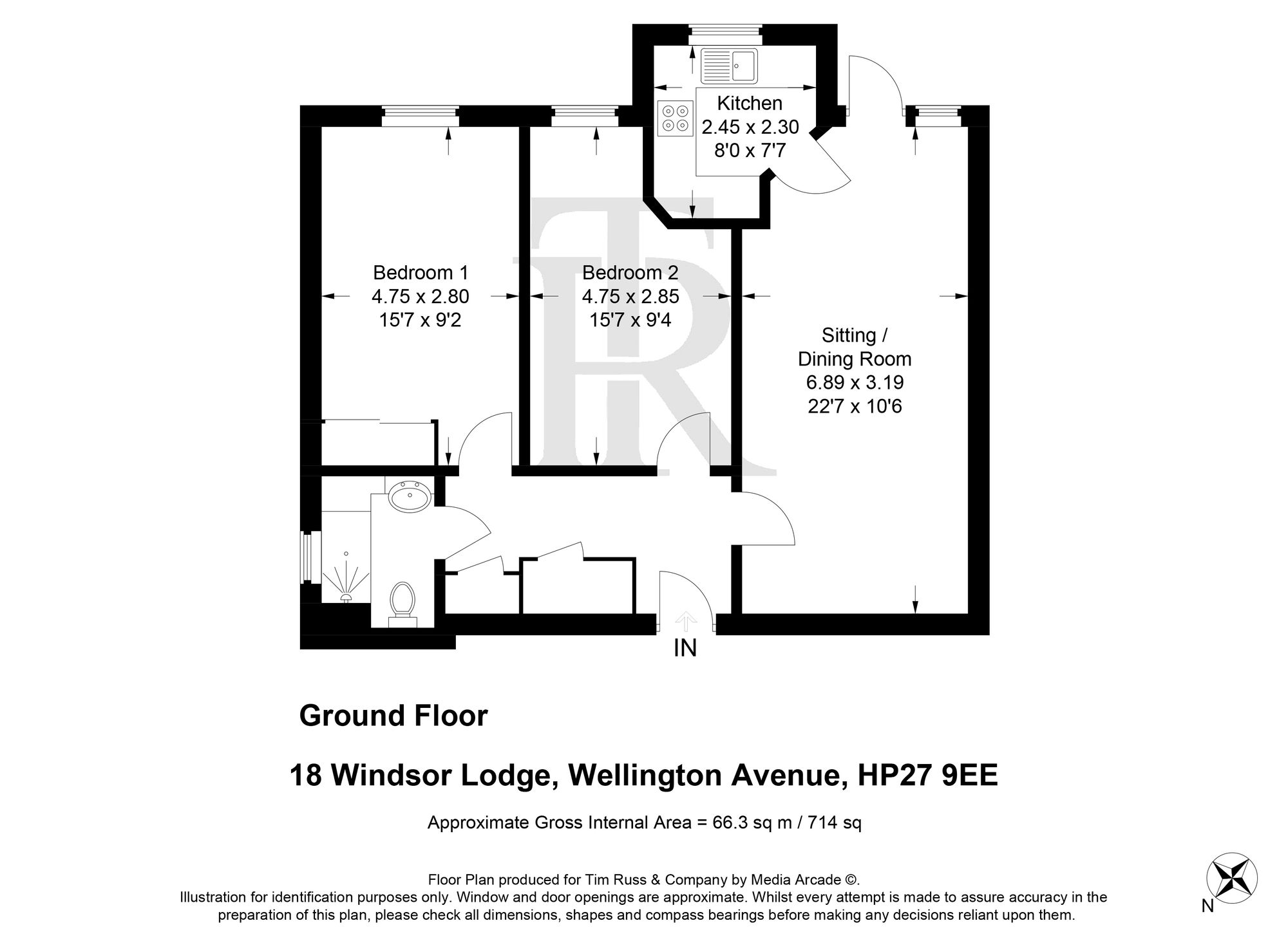 18 Windsor Lodge Wellington Avenue, Princes Risborough floorplan
