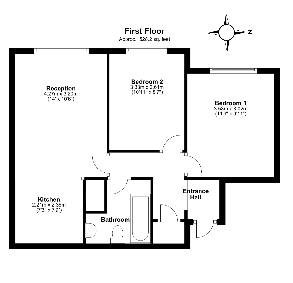 2 Bedrooms Flat to rent in Springwood Crescent, Edgware HA8