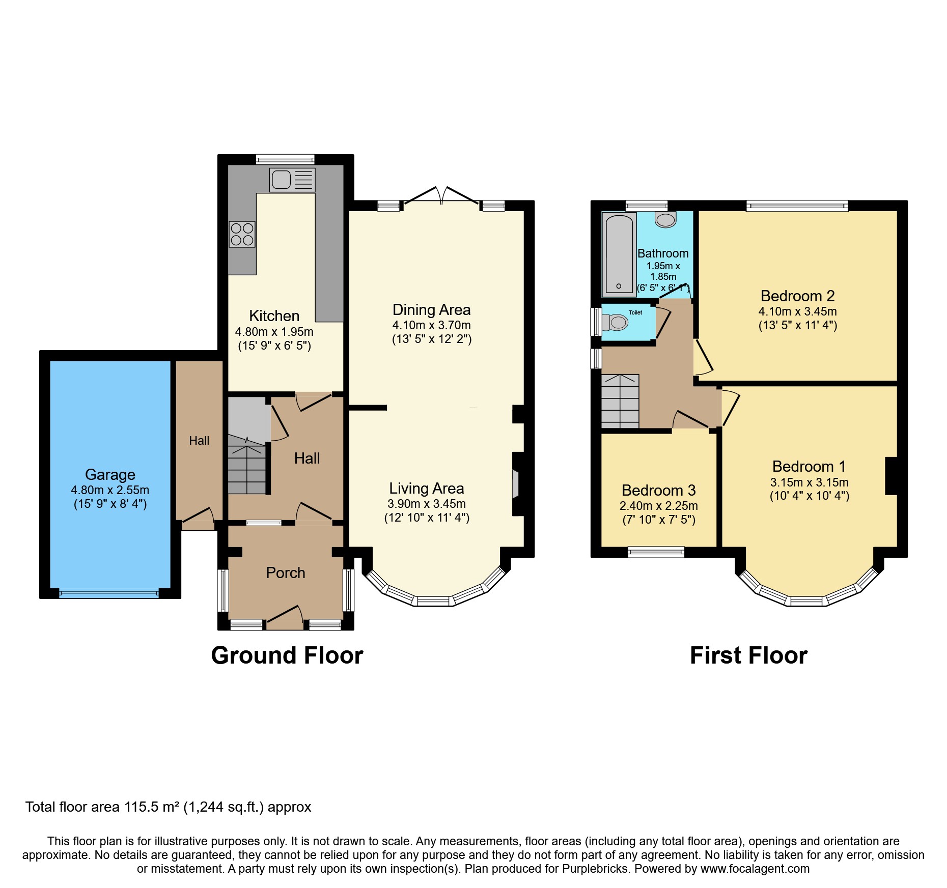 116, Harrowgate Drive, Leicester floorplan