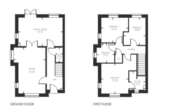 Plot 61, The Agate, Horncastle floorplan