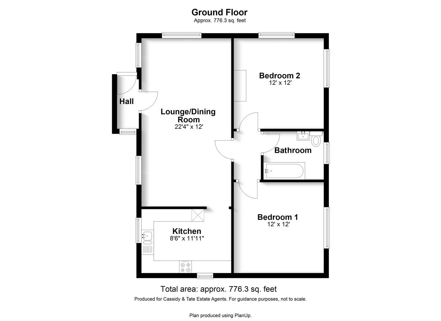 Flat 1, 2a, Royal Road, St. Albans floorplan