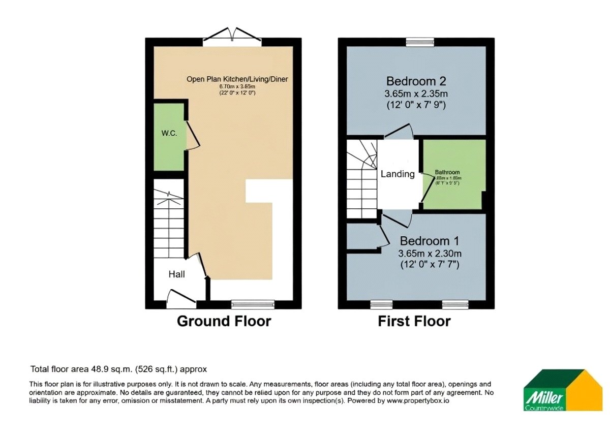 10, Bickland View, Cornwall floorplan