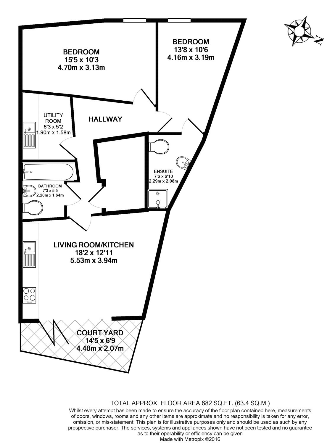 2 Bedrooms Flat to rent in Courthill Road, Hither Green SE13