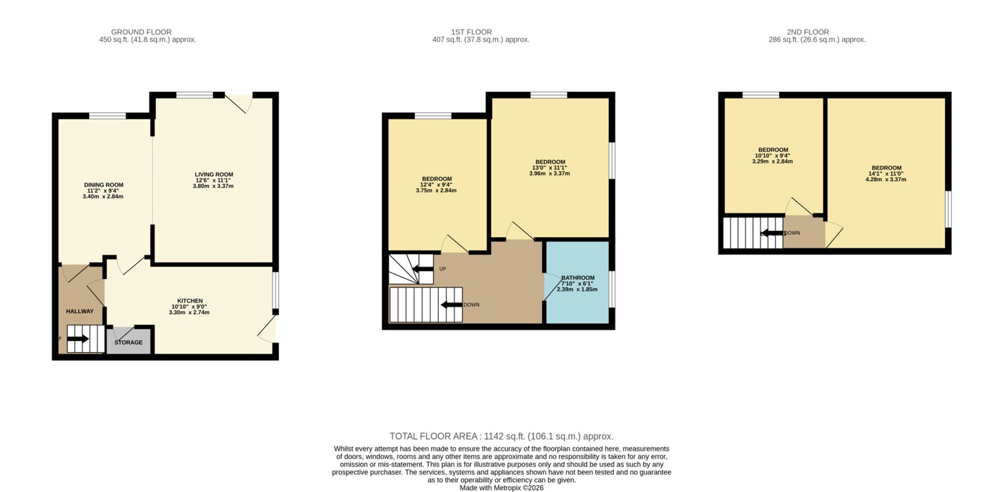 22 Harwood Road, Bury floorplan