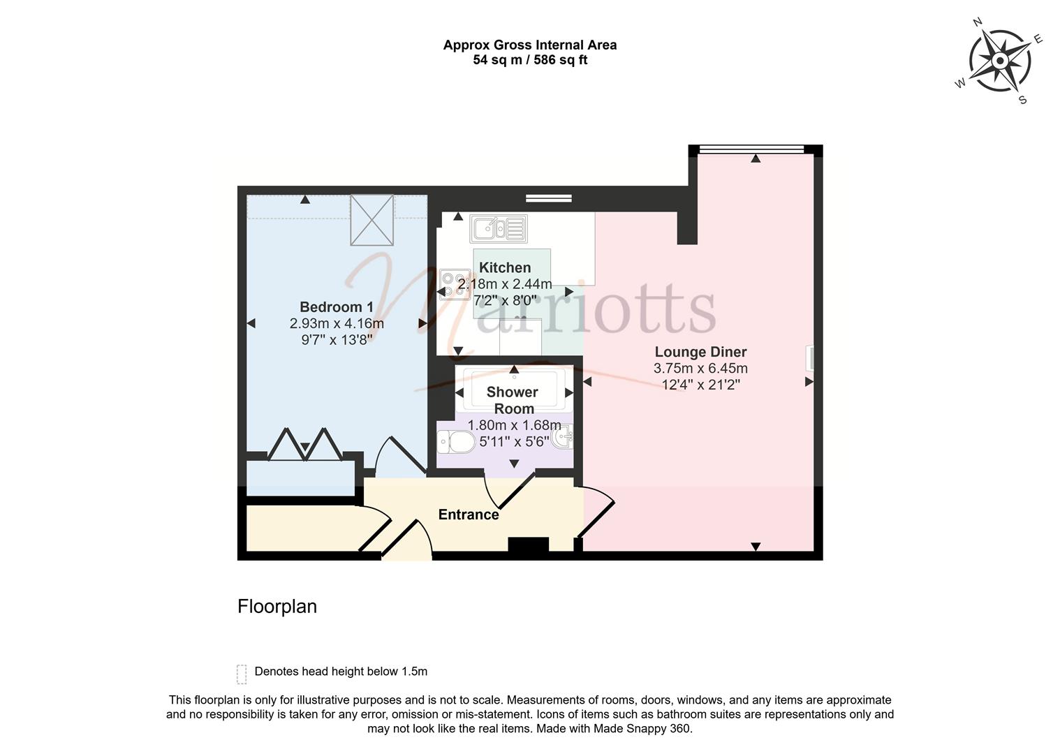 47 Parry Court, Hazel Grove, Nottingham floorplan