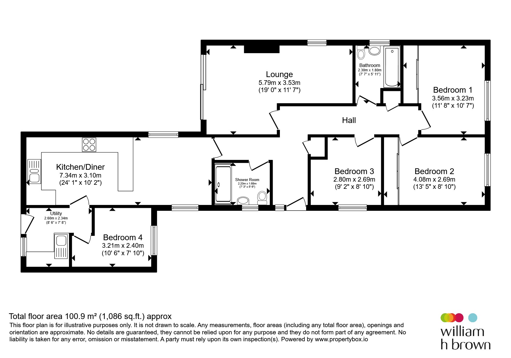 8, Leicester Grove, Grantham floorplan