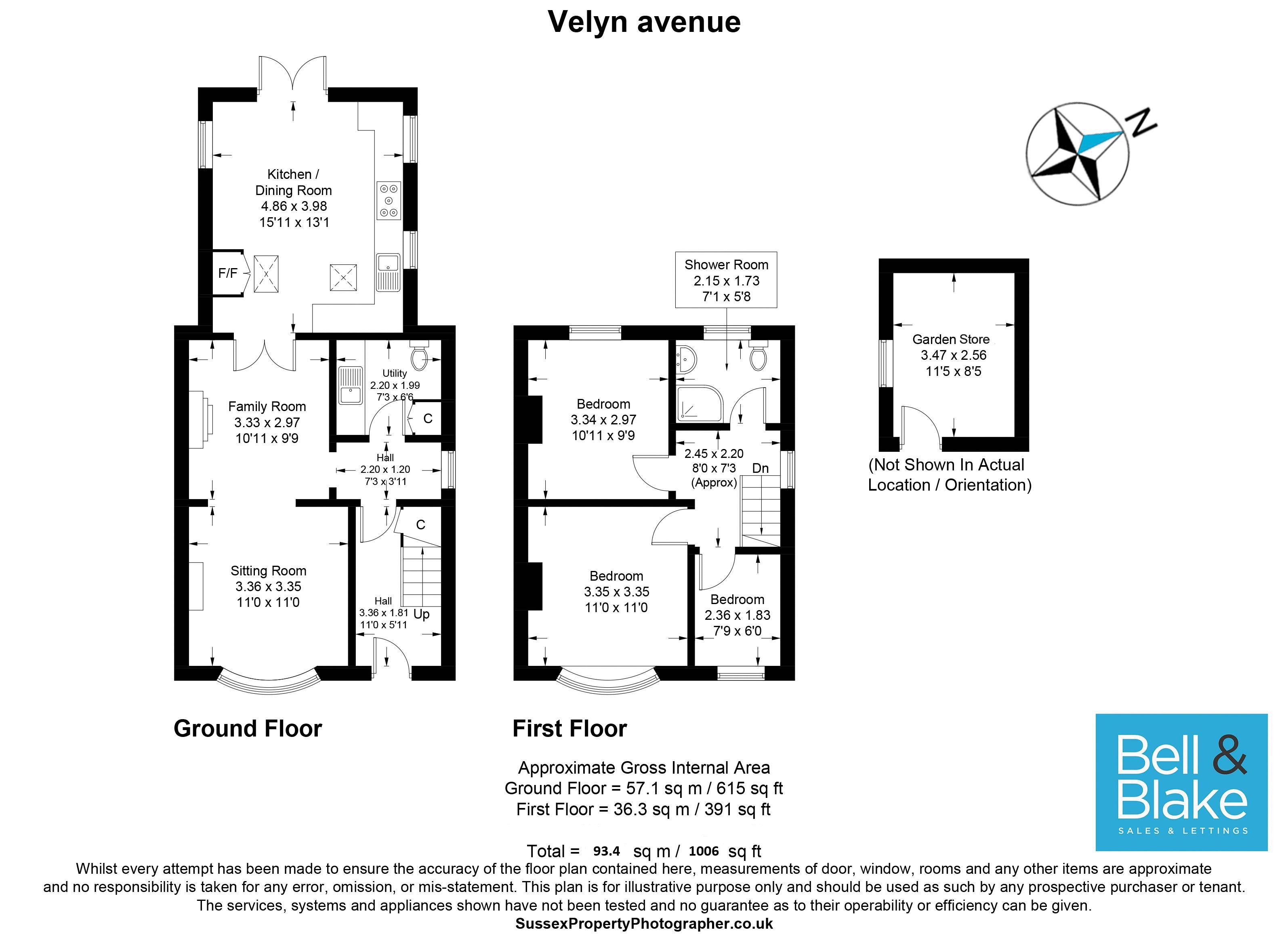 2, Velyn Avenue, Chichester floorplan