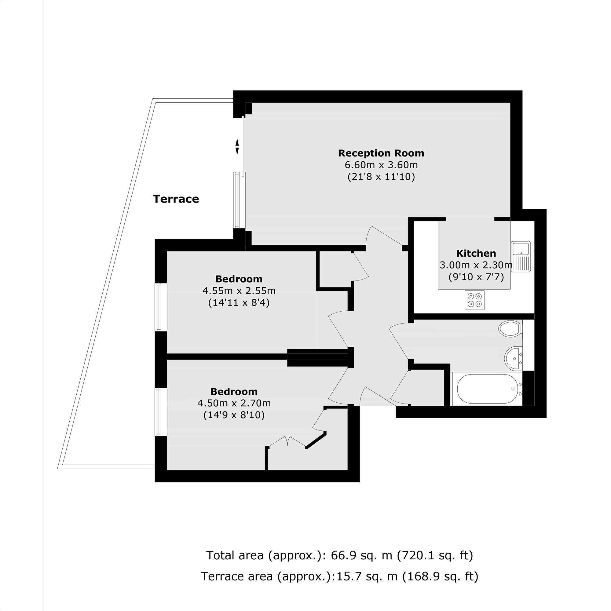 Flat 79, 5, Newport Avenue, London floorplan