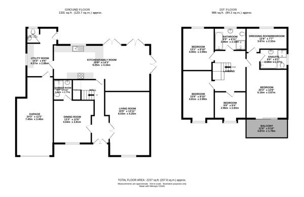 5, West Ridge, Bristol floorplan
