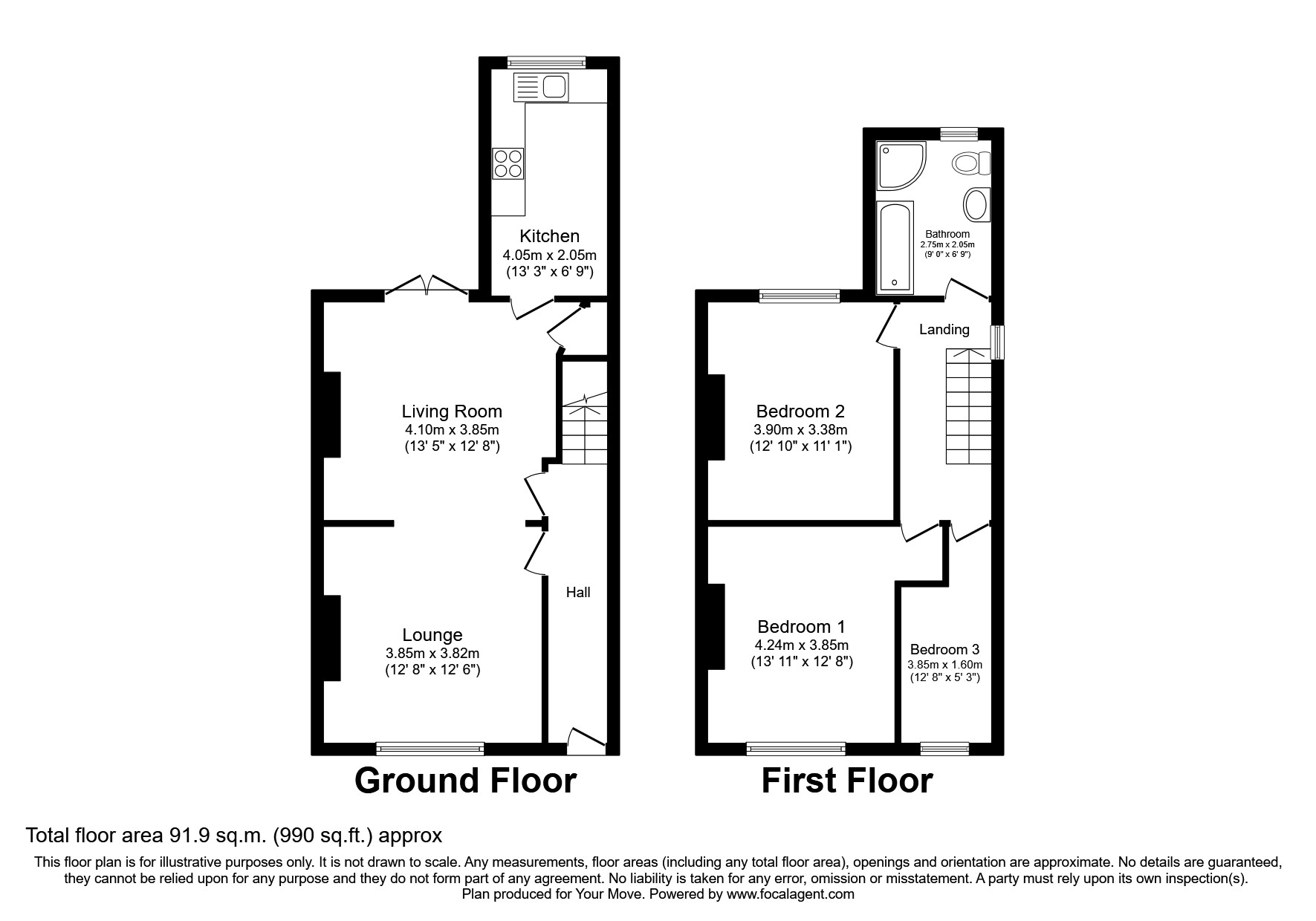 179, Bolton Road, Manchester floorplan