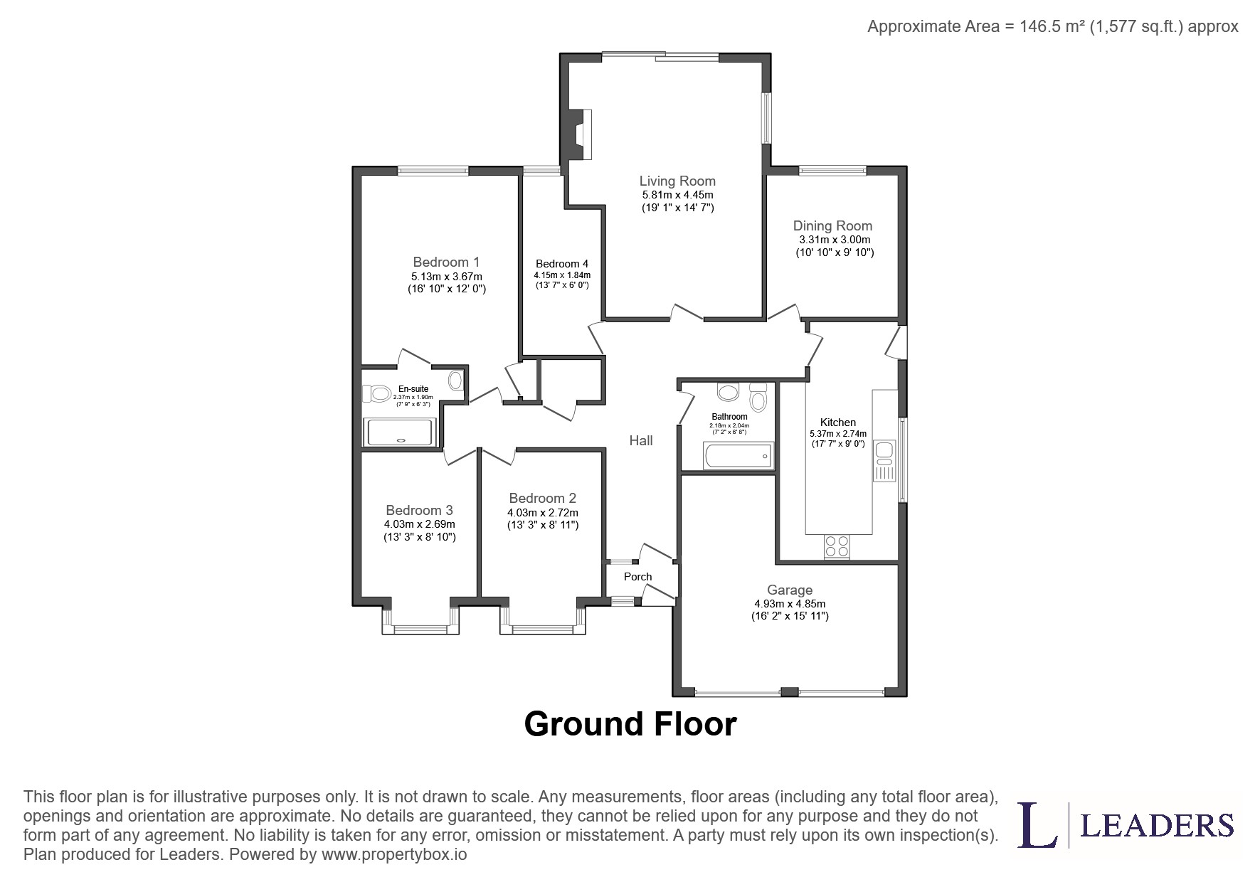 9, Folders Close, West Sussex floorplan