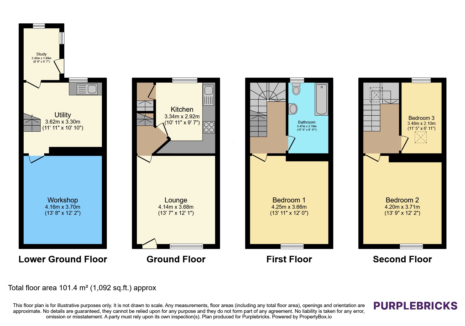 Tan Y Bryn, Blaenau, Ffestiniog floorplan