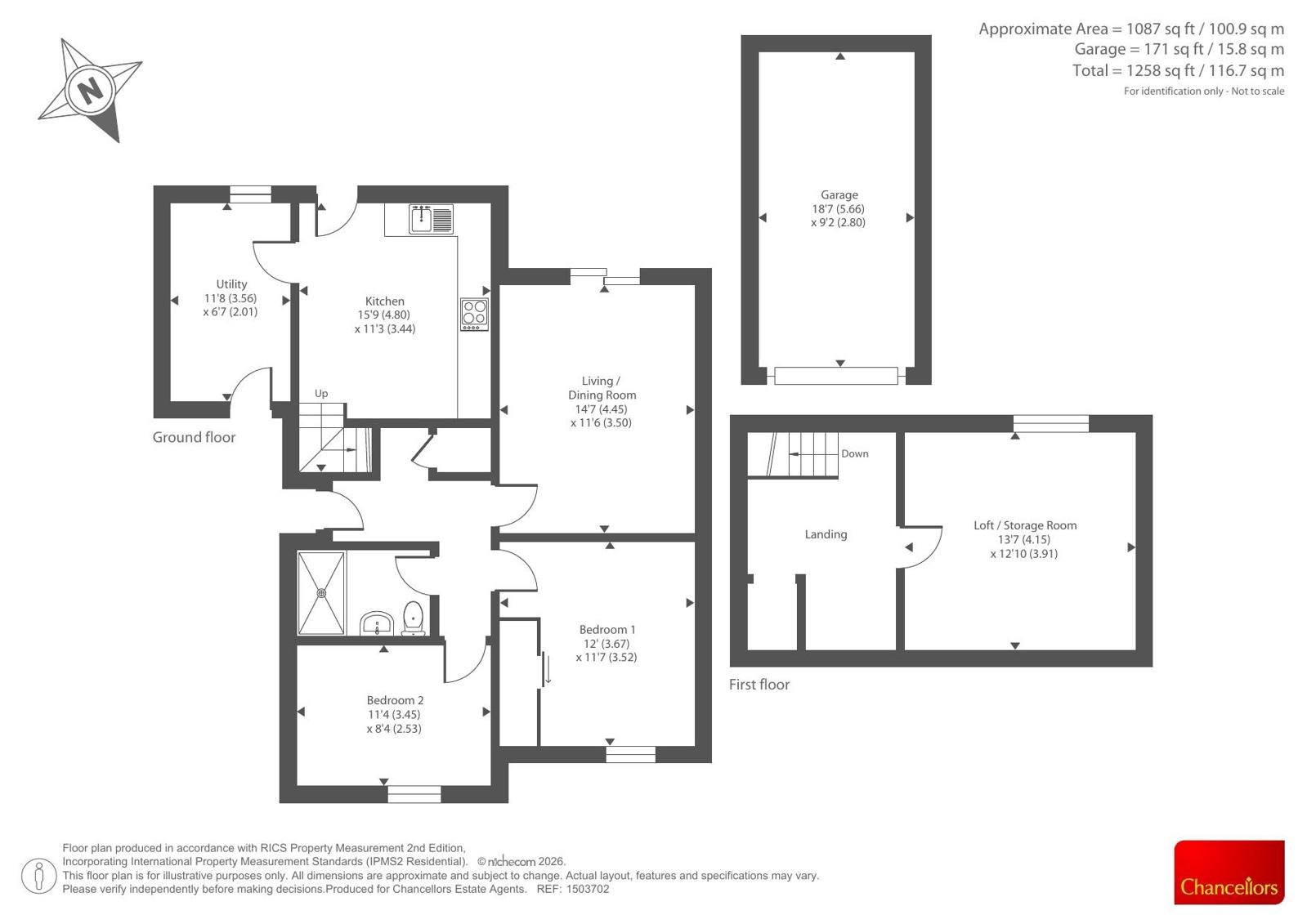 8, Larksfield Close, Oxfordshire floorplan
