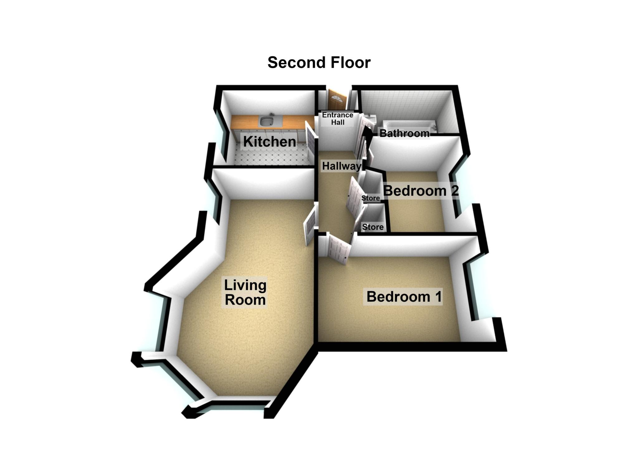 326, Greenhaven Drive, London floorplan